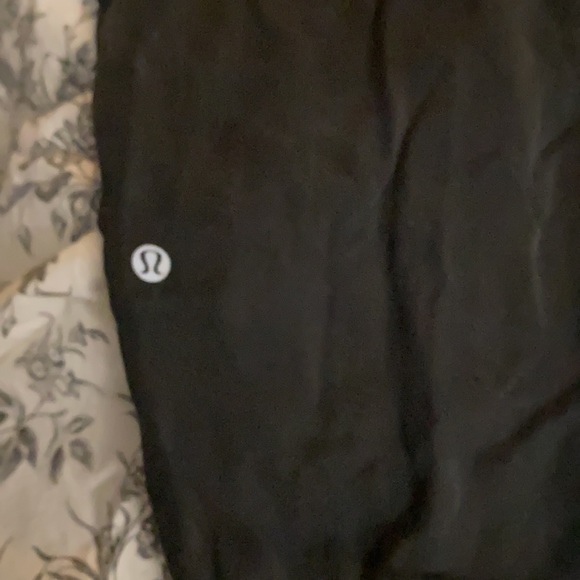 Lululemon black silk lounge pants, size 8 - Picture 2 of 3